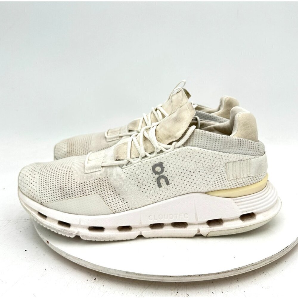 On Cloudnova Swiss Engineering Women Size 8.5 26.98225 Undyed White Shoes